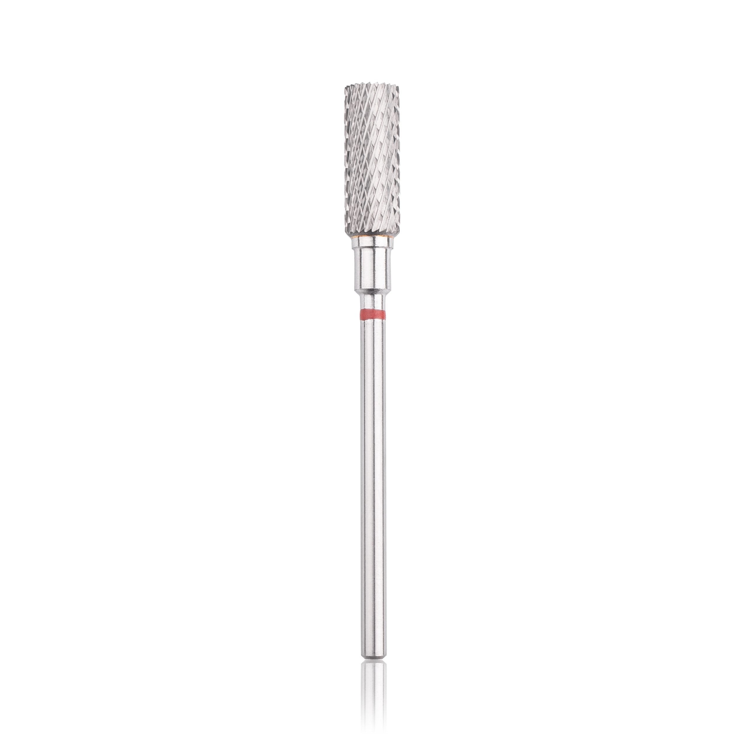 HEAD Volframo karbido antgalis Straight Cylinder RED, Ø5.0 mm, L-12.5 mm