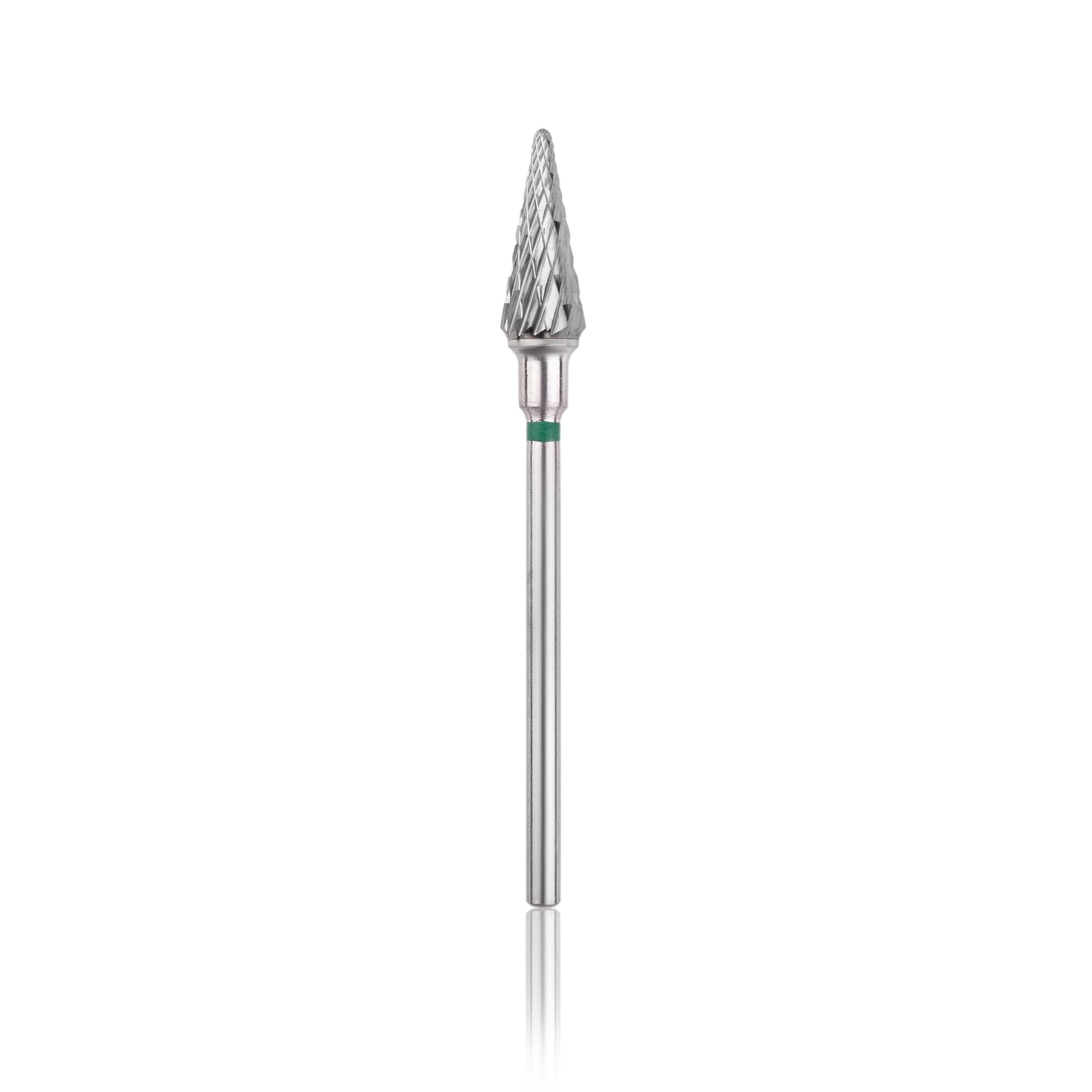 HEAD Volframo karbido antgalis Cone GREEN, Ø6.0 mm, L-14.0 mm