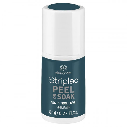 Alessandro Striplac Peel Or Soak Nagų lakas, 156 Petrol Love