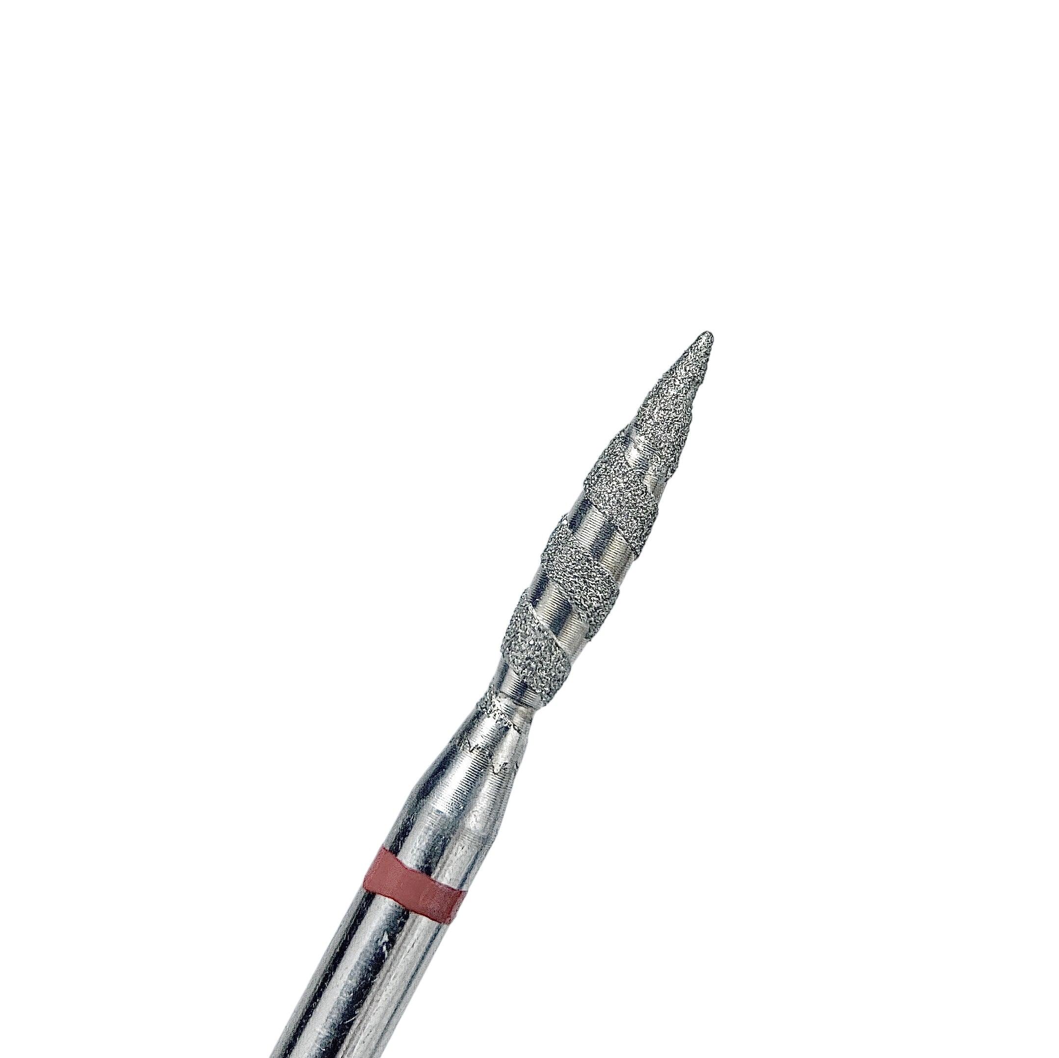 TOUCH Deimantinis spiralinis antgalis RED 2.1MM