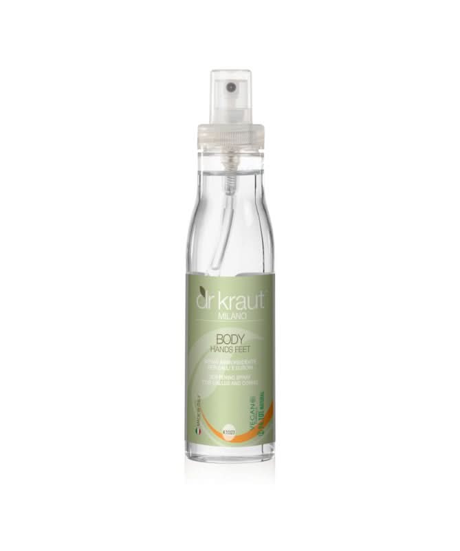 Minkšinamasis purškiklis nuo nuospaudų ir suragėjimų su glikolio rūgštimi DR KRAUT ITALY, 150 ml