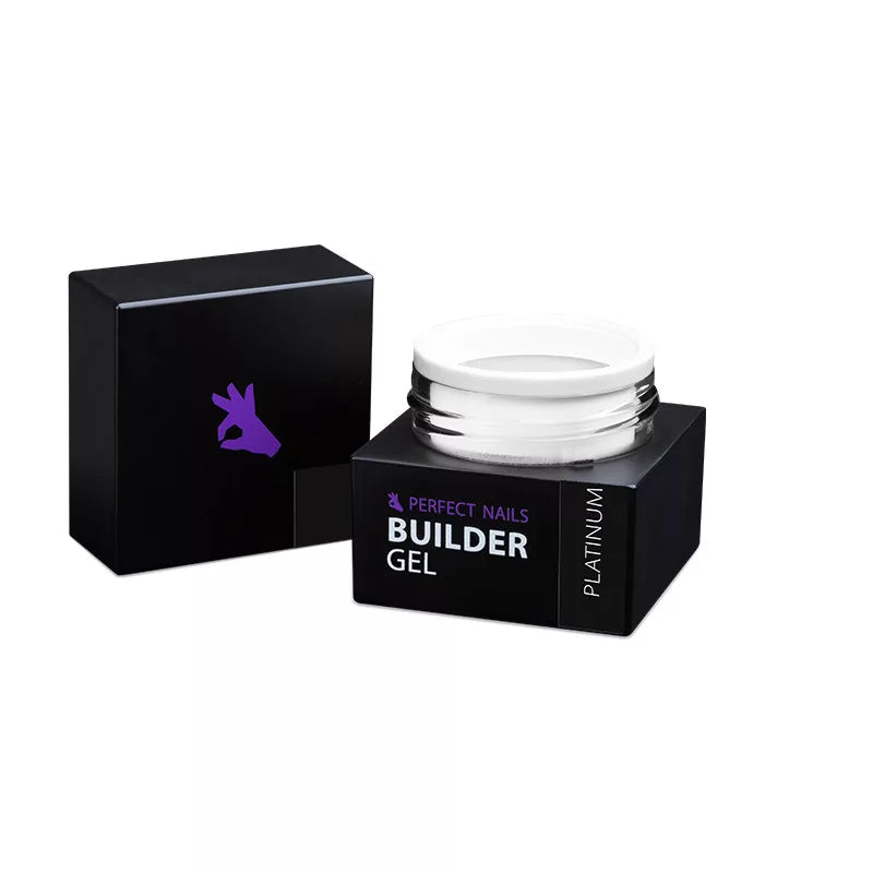 PERFECT NAILS Cool Platinum Clear priauginimo gelis, 15g
