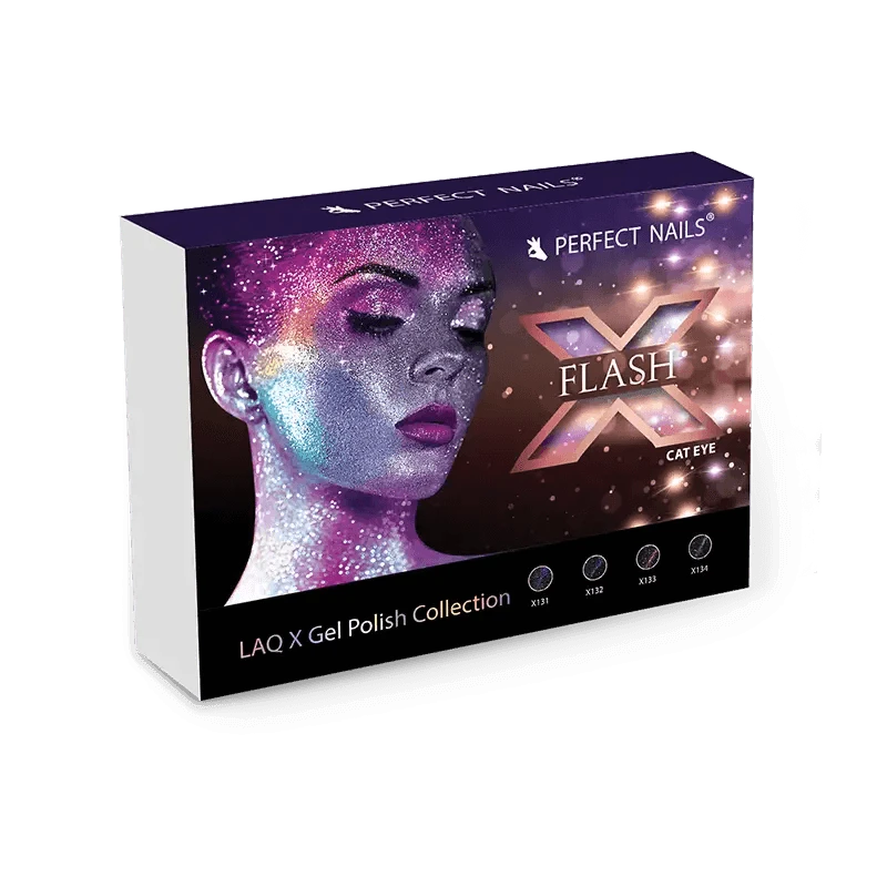 PERFECT NAILS LaQ X Flash Cat Eye galinių lakų rinkinys