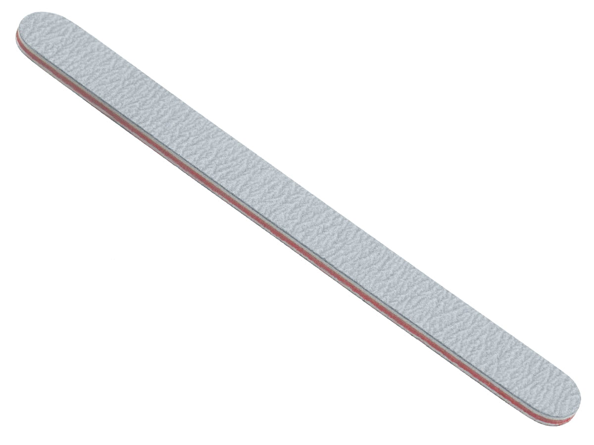 Nagų dildė tiesios formos ZEBRA 180/240, pilka
