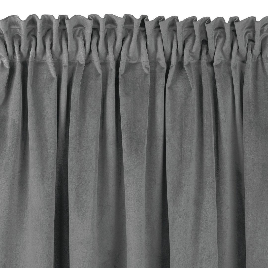 Naktinė užuolaida VILA  CHARCOAL PLEAT, 135x245 cm