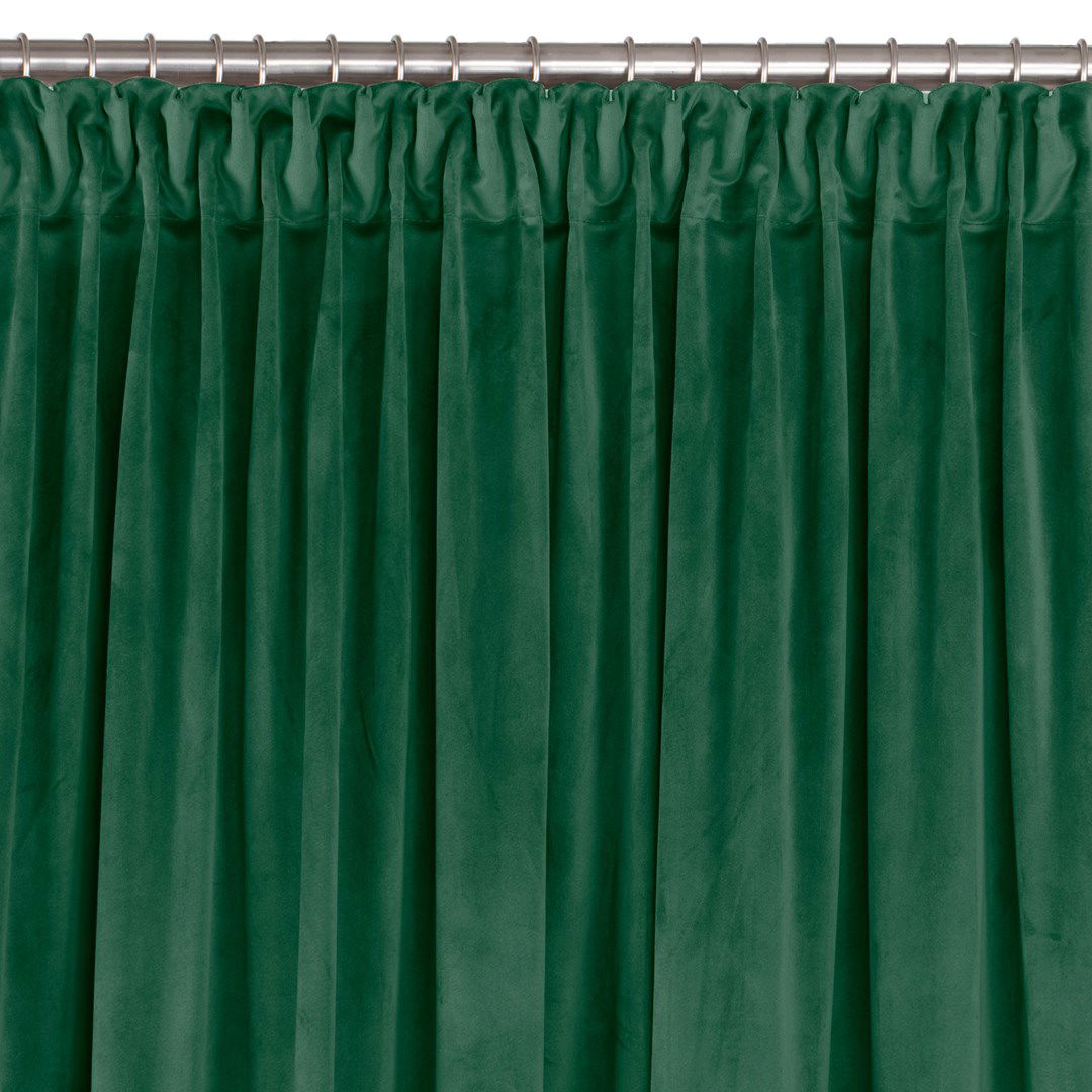 Naktinė užuolaida VILA  BOTTLEGREEN PLEAT, 135x245 cm