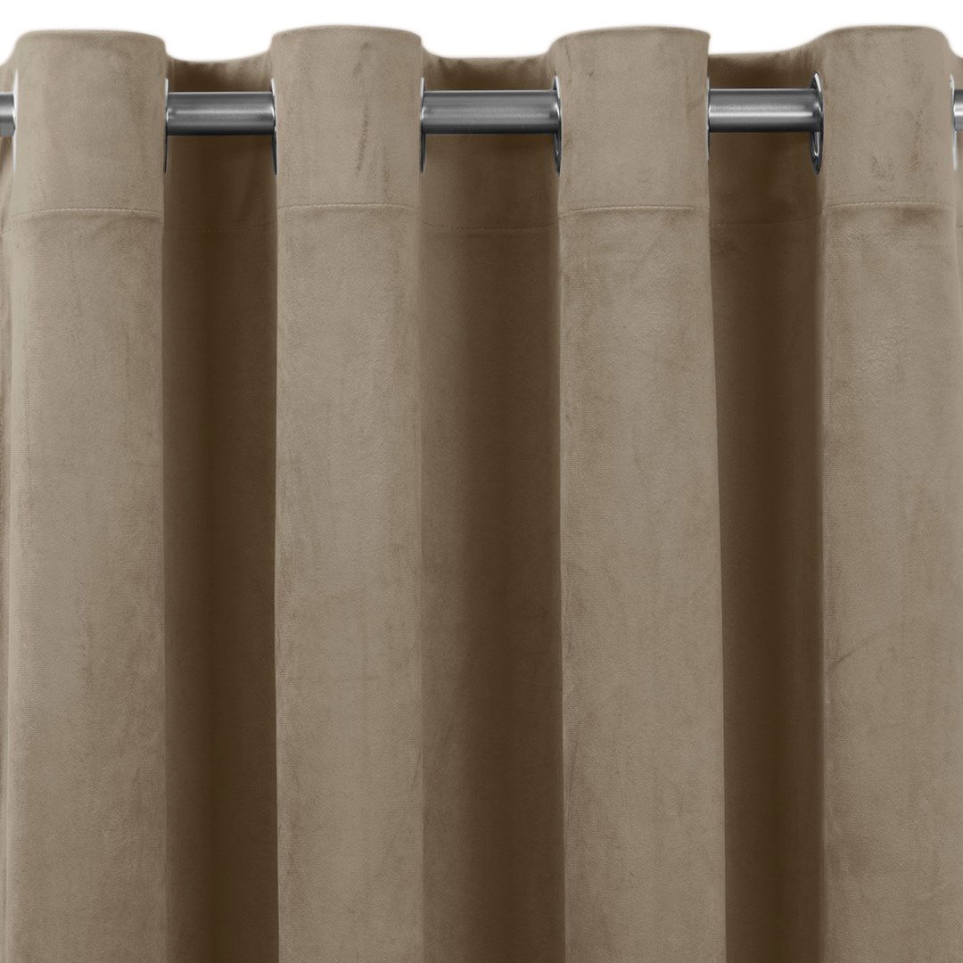 Naktinė užuolaida VILA  BEIGE EYELETS, 135x245 cm