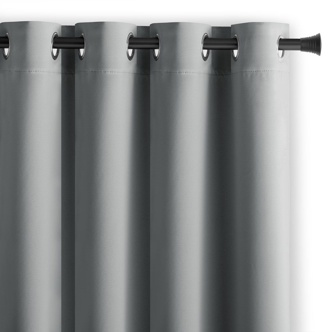 Naktinė užuolaida AmeliaHome BLACKOUT,  140x245 cm, pilka