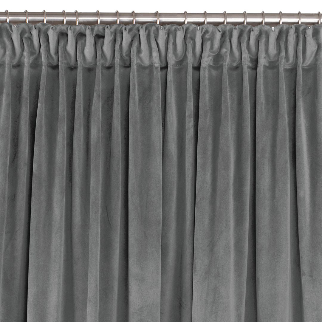 Naktinė užuolaida VILA  CHARCOAL PLEAT, 135x245 cm
