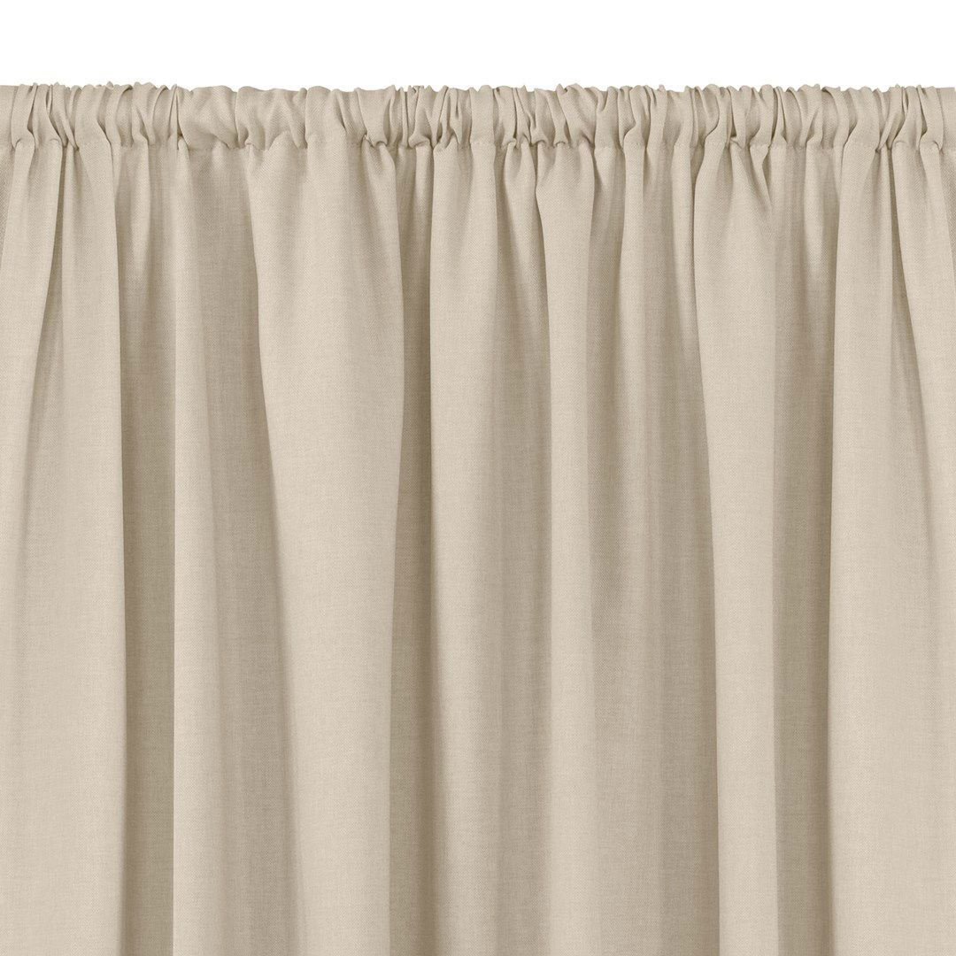 Naktinė užuolaida CARMENA  CREAM TUNNEL, 150x245 cm