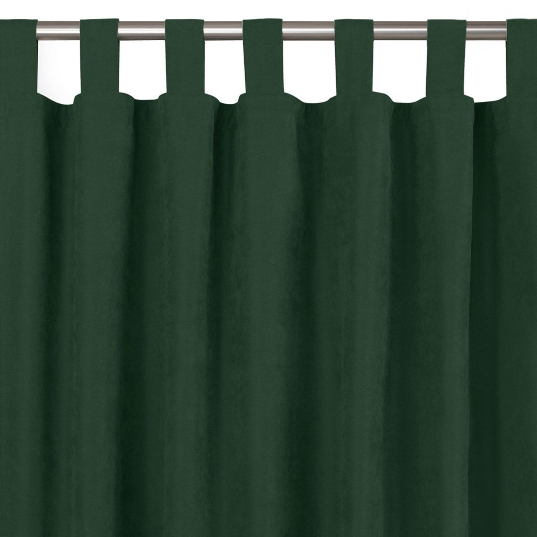 Naktinė užuolaida MILANA BOTTLEGREEN TAB, 220x175 cm