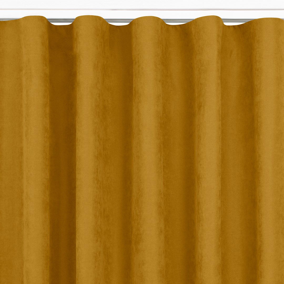 Naktinė užuolaida MILANA MUSTARD PLEAT, 220x245 cm