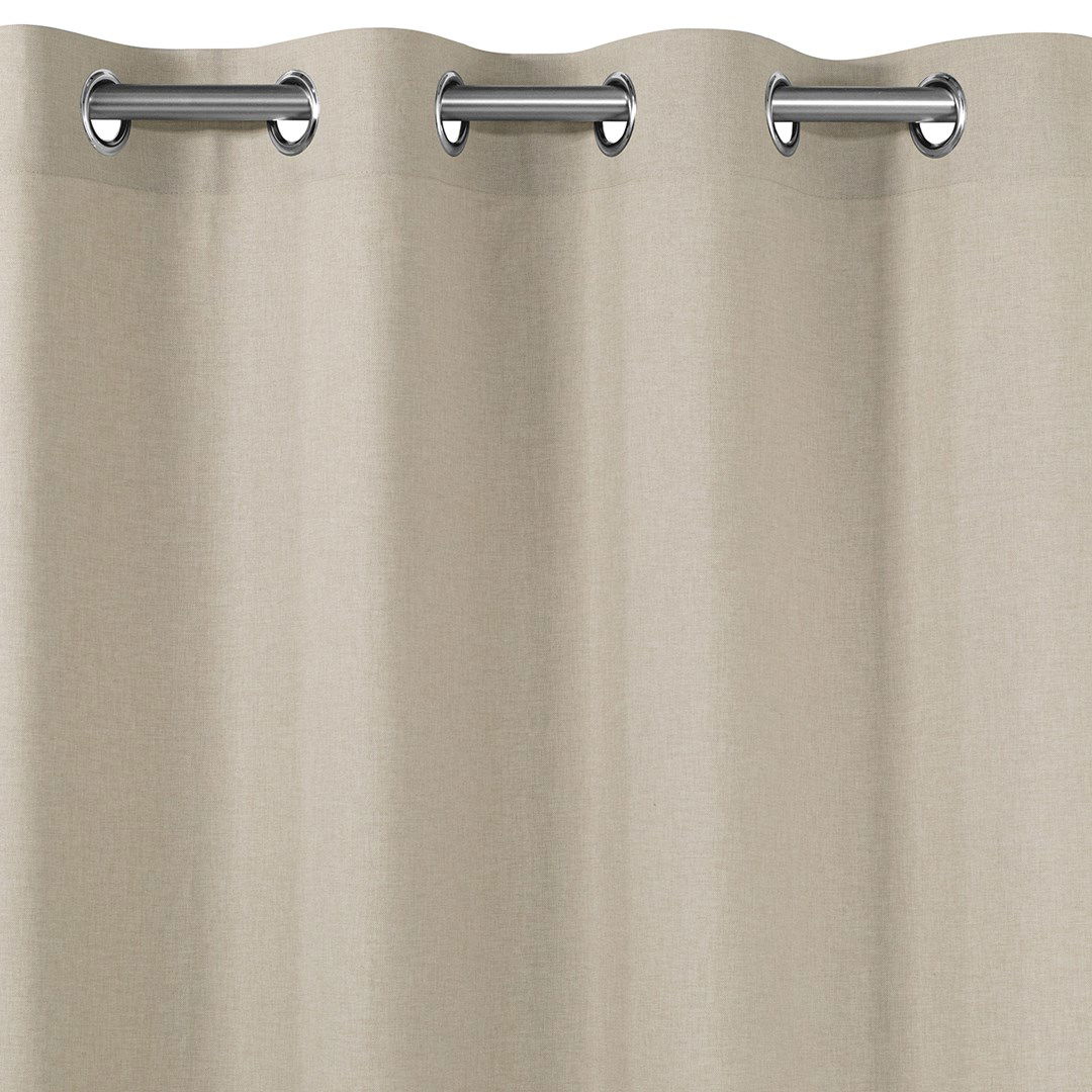 Naktinė užuolaida CARMENA  BEIGE EYELETS, 220x175 cm