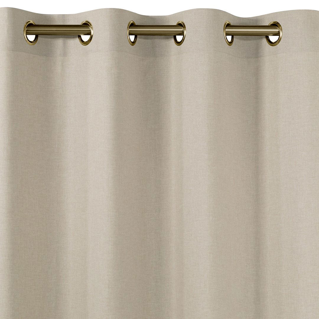 Naktinė užuolaida CARMENA  BEIGE EYELETS, 220x175 cm