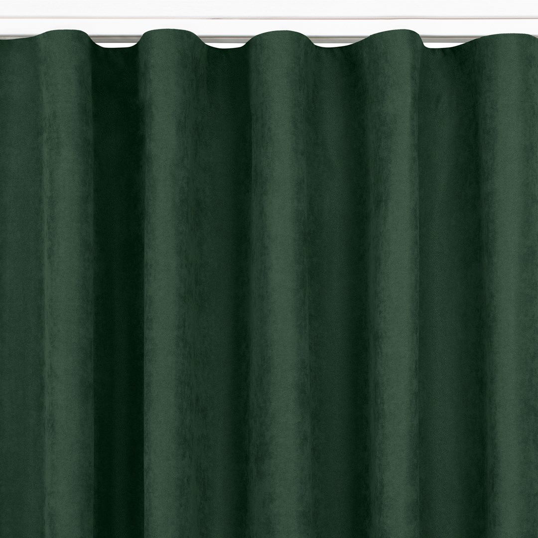 Naktinė užuolaida MILANA BOTTLEGREEN PLEAT, 220x245 cm