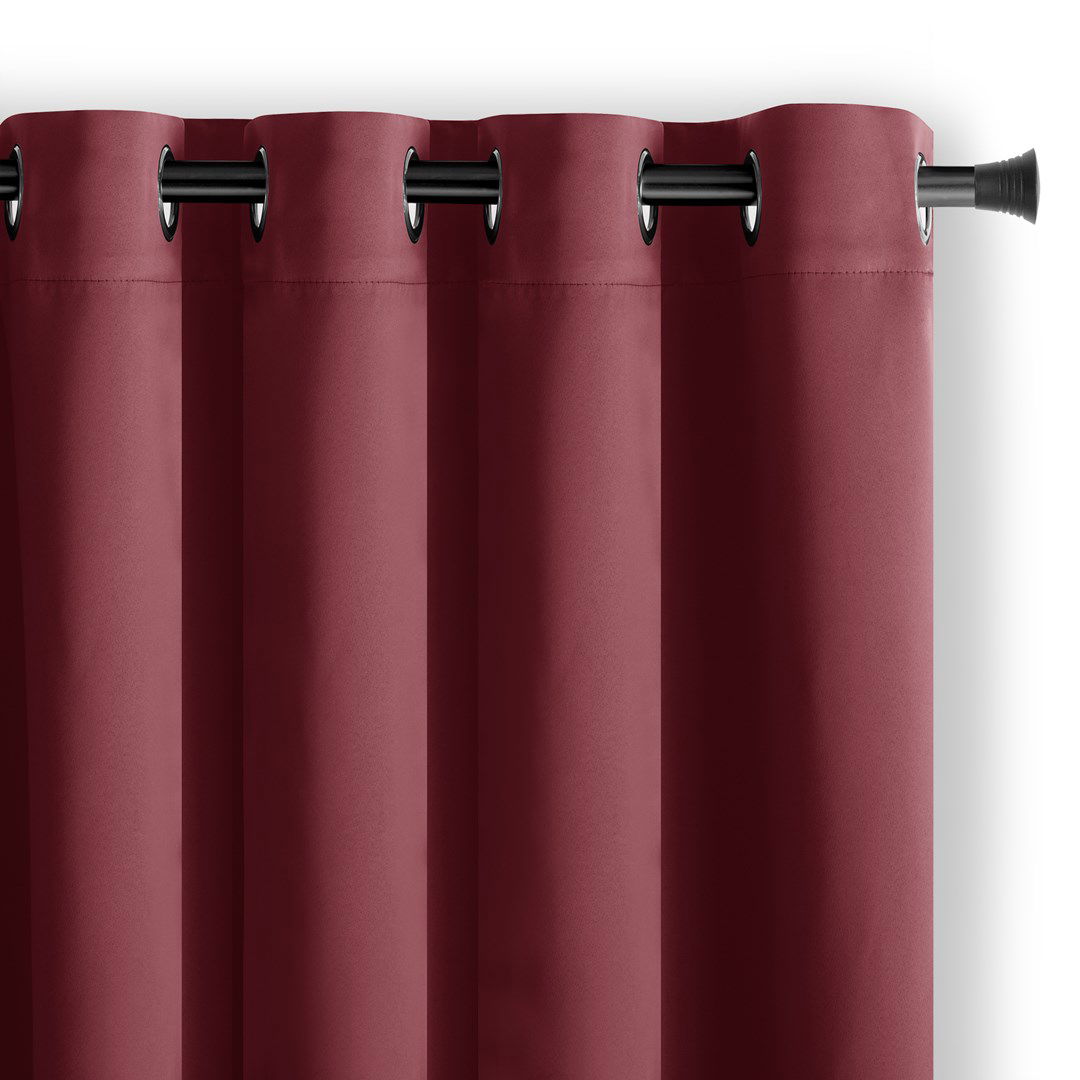 Naktinė užuolaida AmeliaHome BLACKOUT,  140x245 cm, raudona