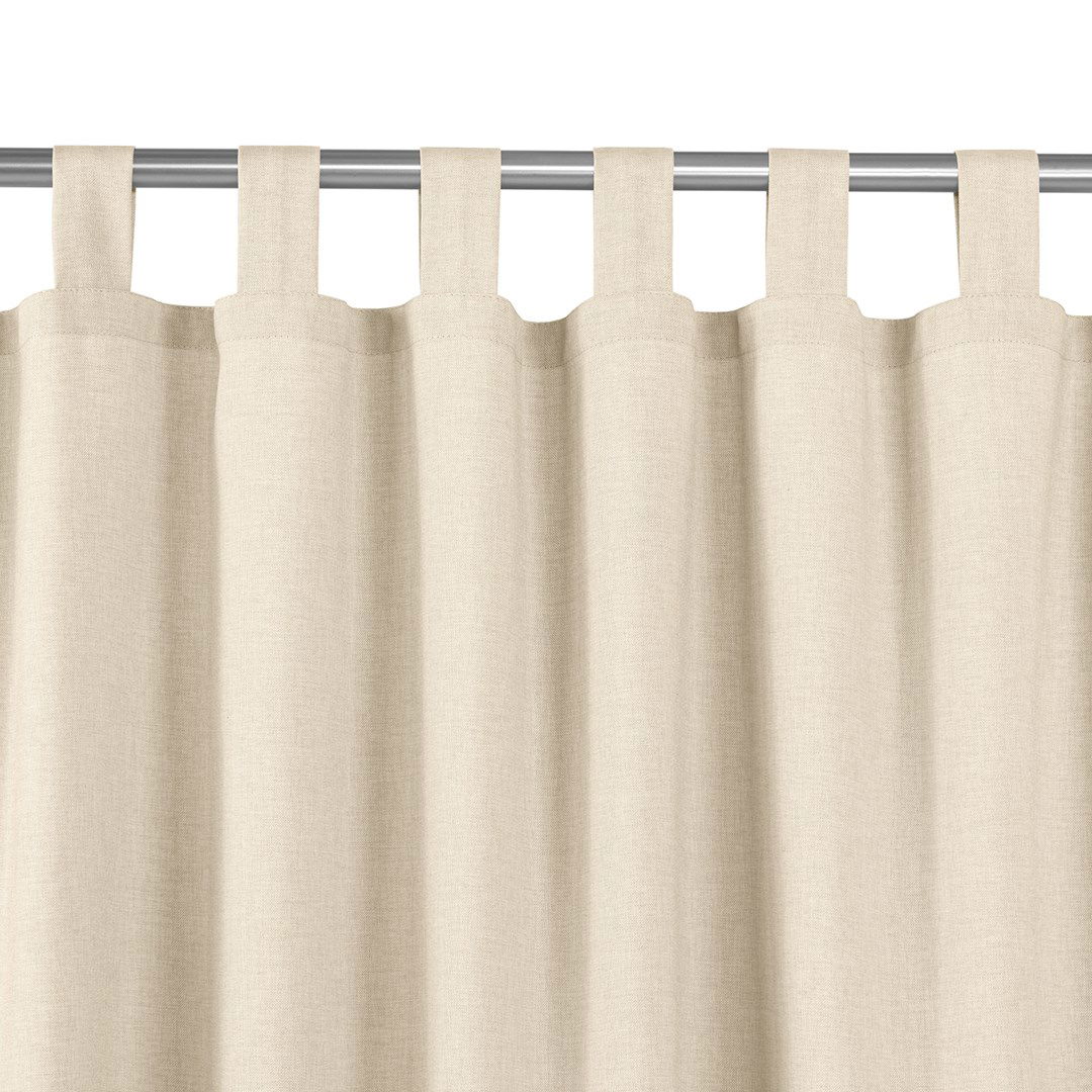 Naktinė užuolaida CARMENA  CREAM TAB, 220x270 cm