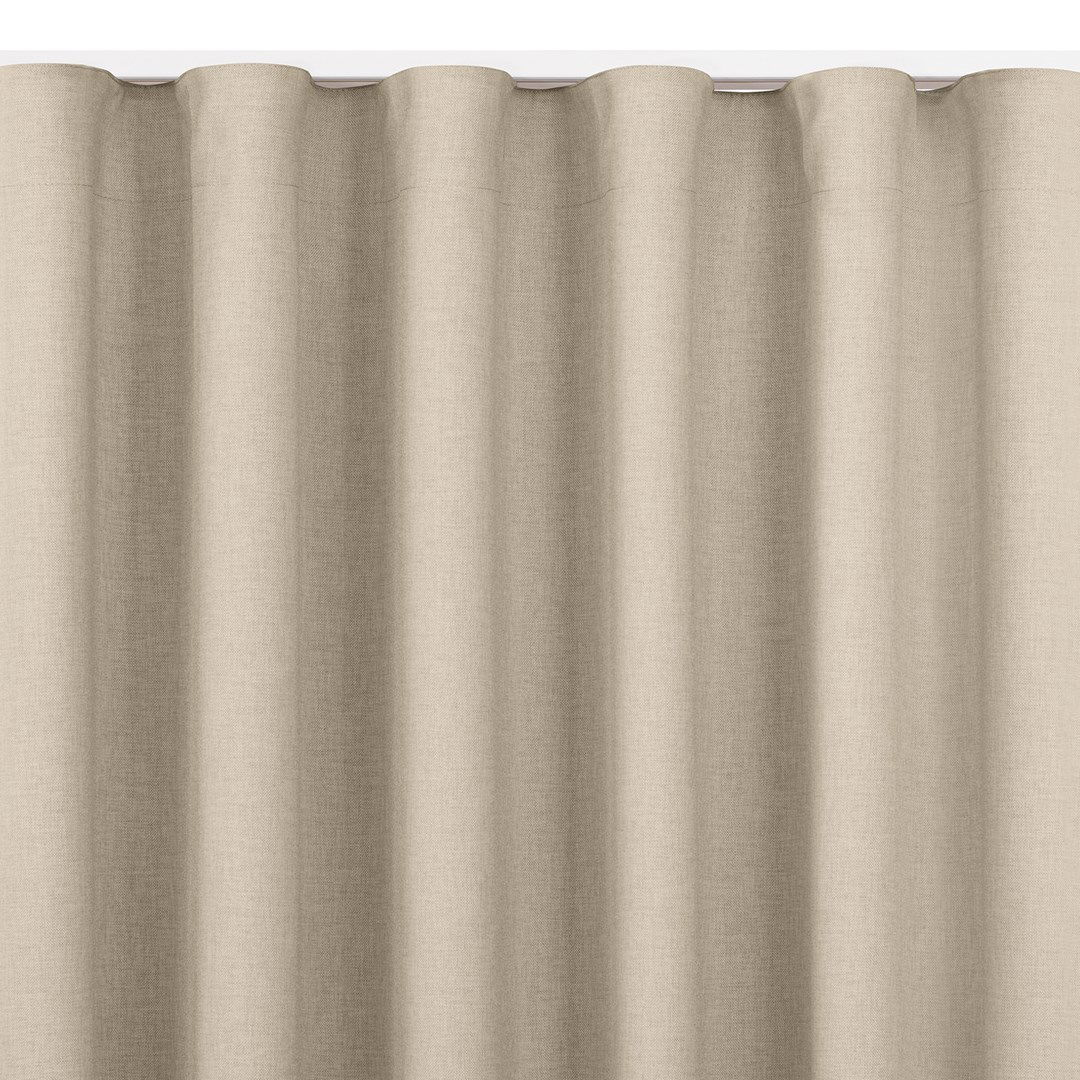Naktinė užuolaida CARMENA  BEIGE PLEAT, 150x245 cm