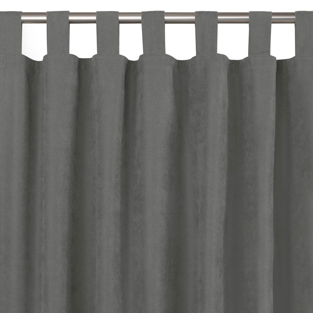 Naktinė užuolaida MILANA GREY TAB, 220x175 cm