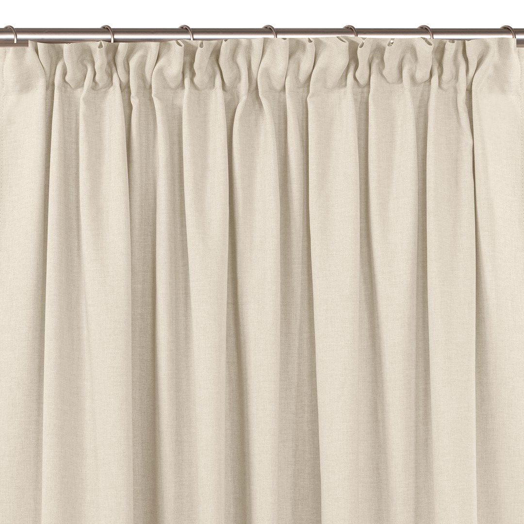 Naktinė užuolaida CARMENA  CREAM PLEAT, 150x245 cm