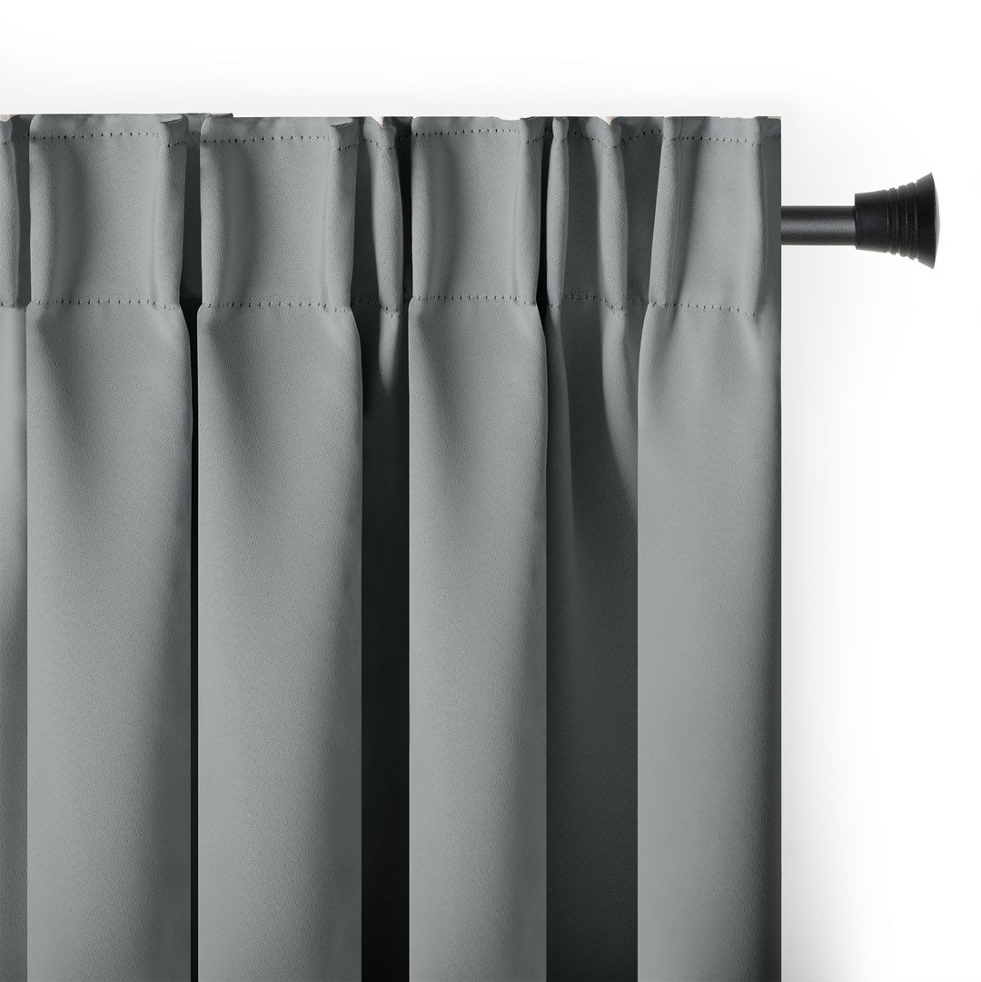 Naktinė užuolaida AmeliaHome BLACKOUT,  140x245 cm, pilka