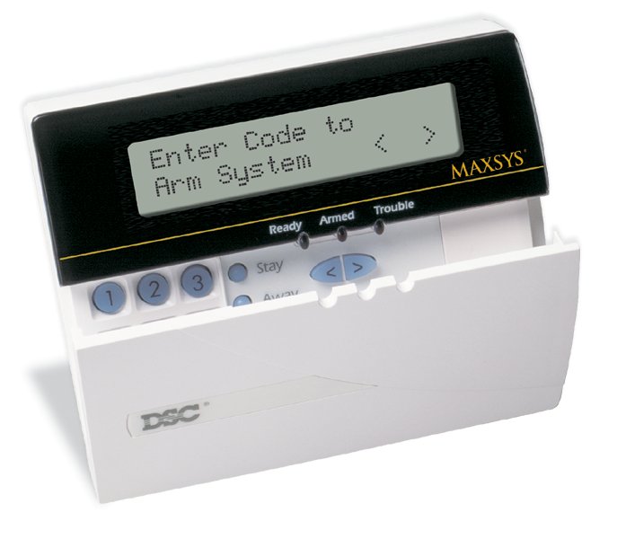 DSC MAXSYS LCD klaviatūra LCD4501