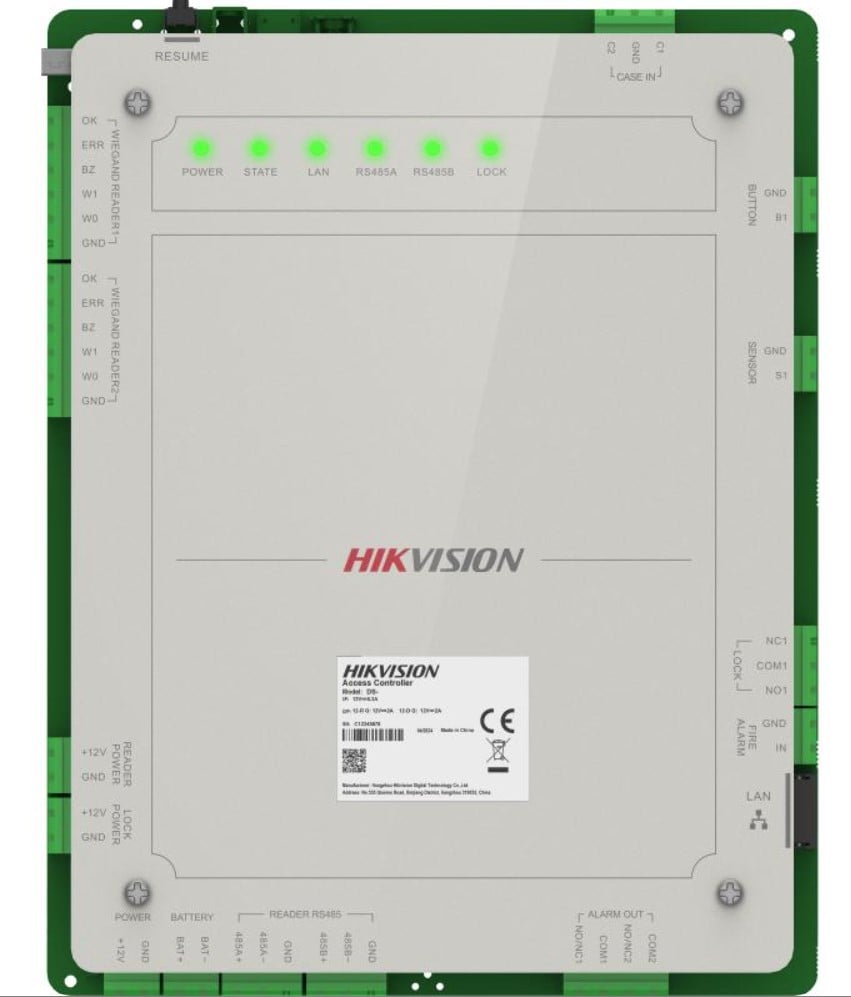 Hikvision įeigos kontroleris DS-K2621X(P)