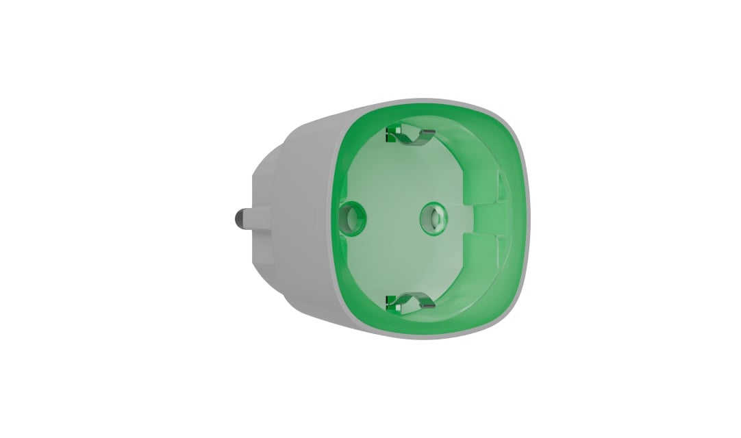 Nuotoliniu būdu valdomas el. lizdas Ajax Socket 38209.34.WH1 (baltas)