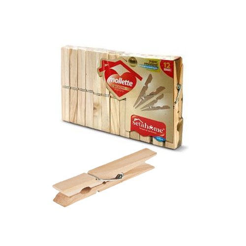 Skalbinių segtukai SETAHOME, 12 vnt.