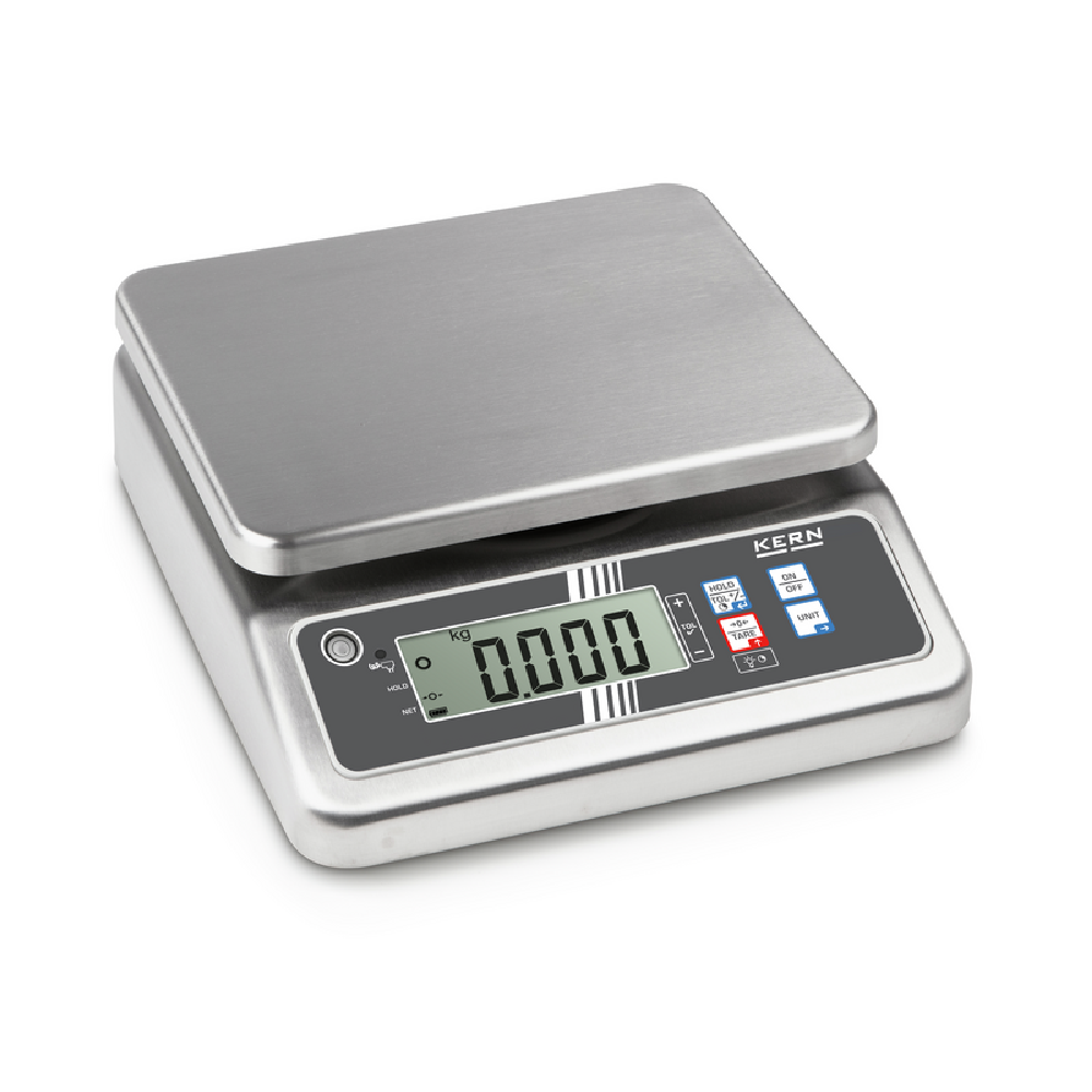 Svarstyklės Suolinės Nerūdijančio Plieno KERN FOB 10K-3LM Sverimas iki 15kg