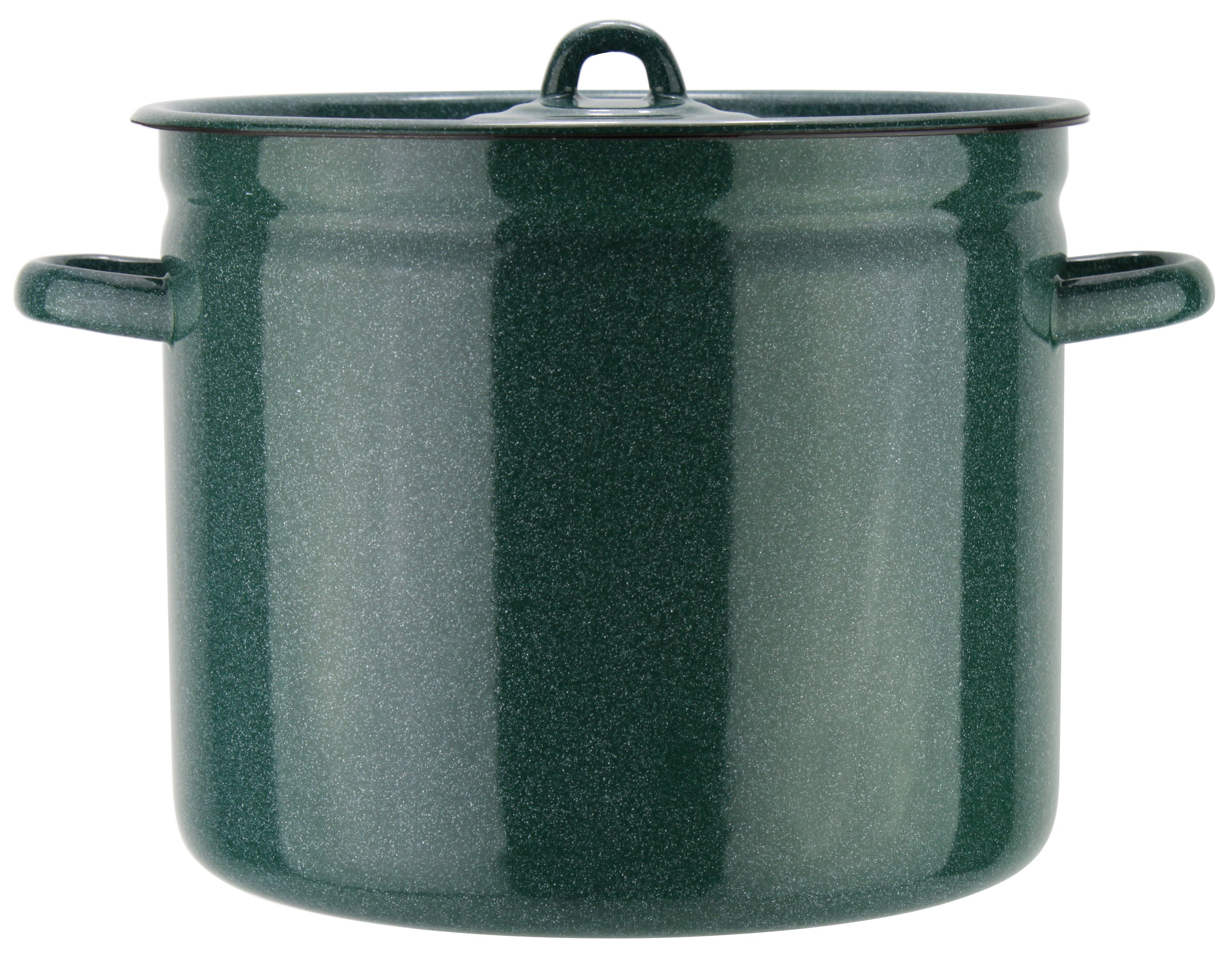 Puodas emal. 24cm 9.2L s/d GREEN AL