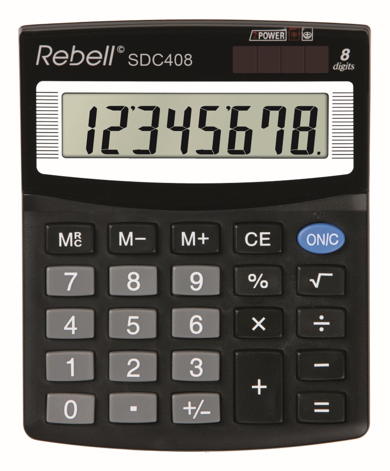 Skaičiuotuvas mažas stalinis Rebell SDC408