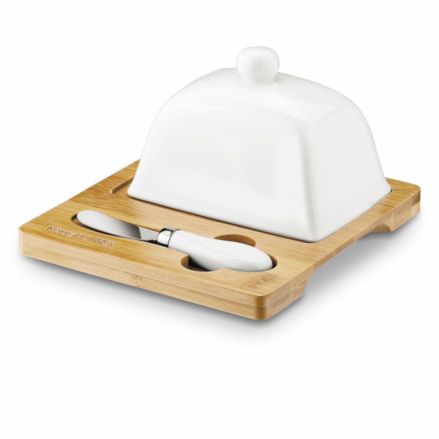 Sviestinė keramik. su med. padu18*17+13*9*10cm