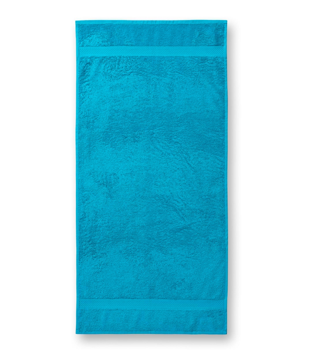 Vonios rankšluostis Malfini 905 blue atoll 70x140cm. Medvilnė 450 g.m2