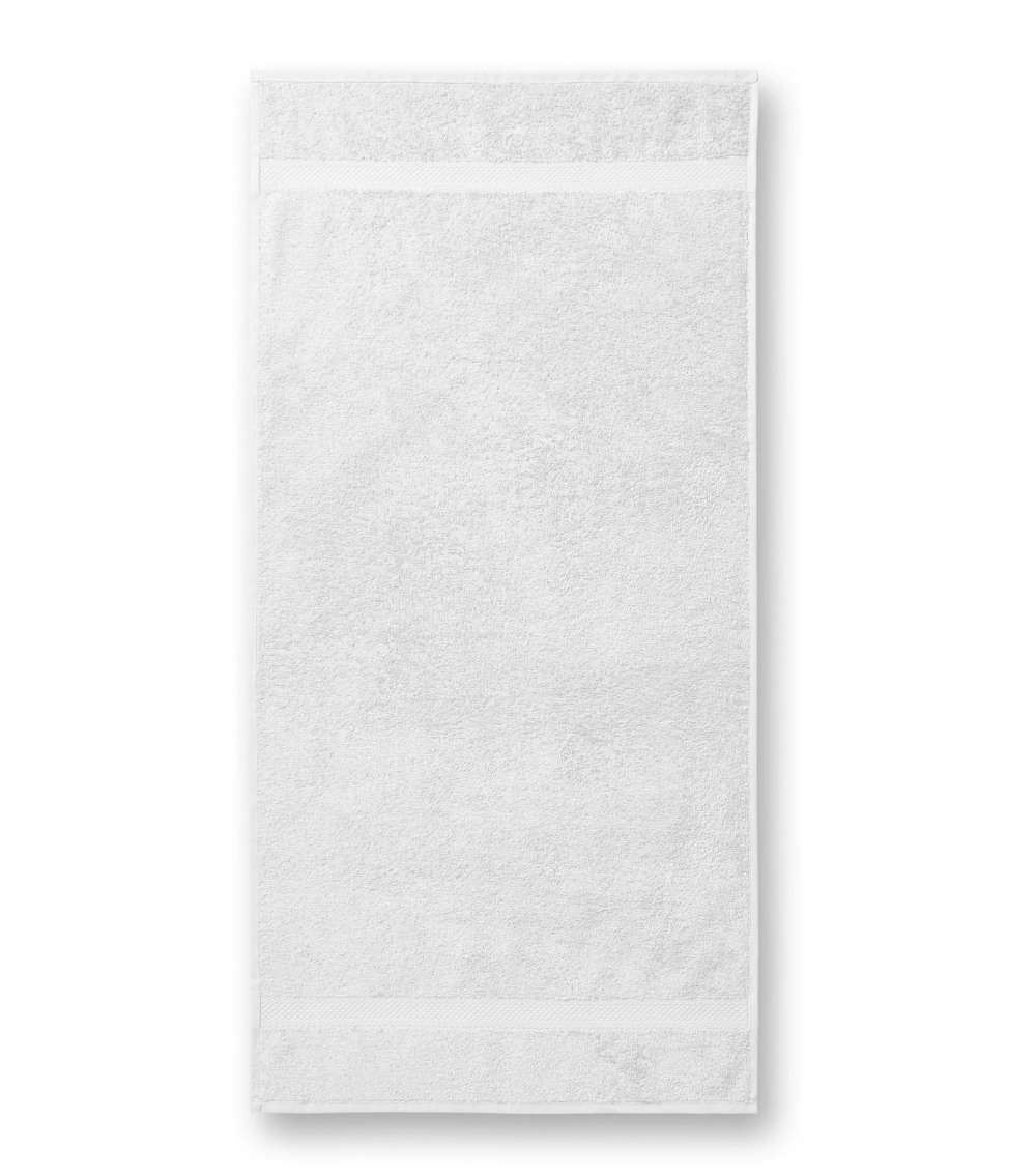 Vonios rankšluostis Malfini 905 White 70x140cm. Medvilnė 450 g.m2