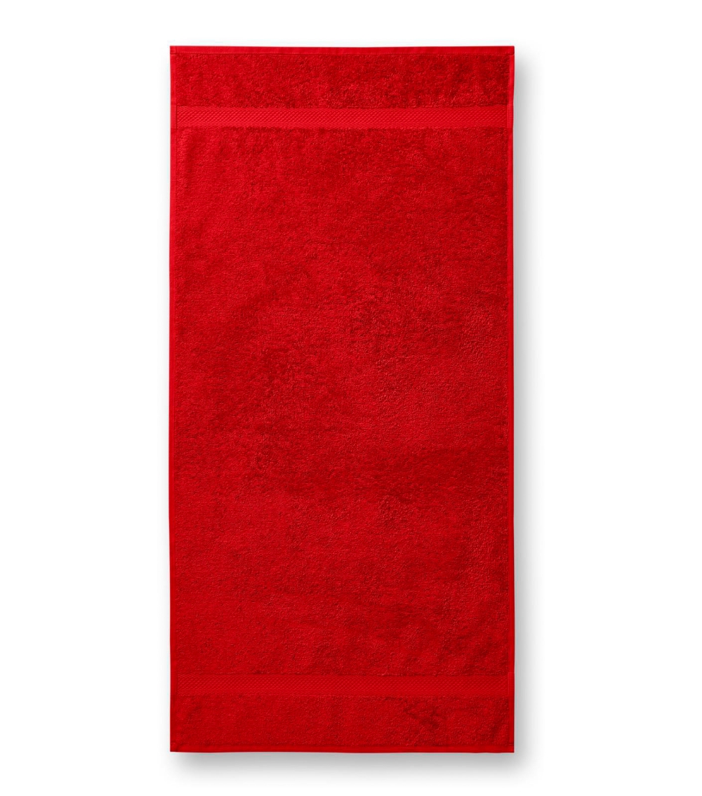 Vonios rankšluostis Malfini 905 Red 70x140cm. Medvilnė 450 g.m2
