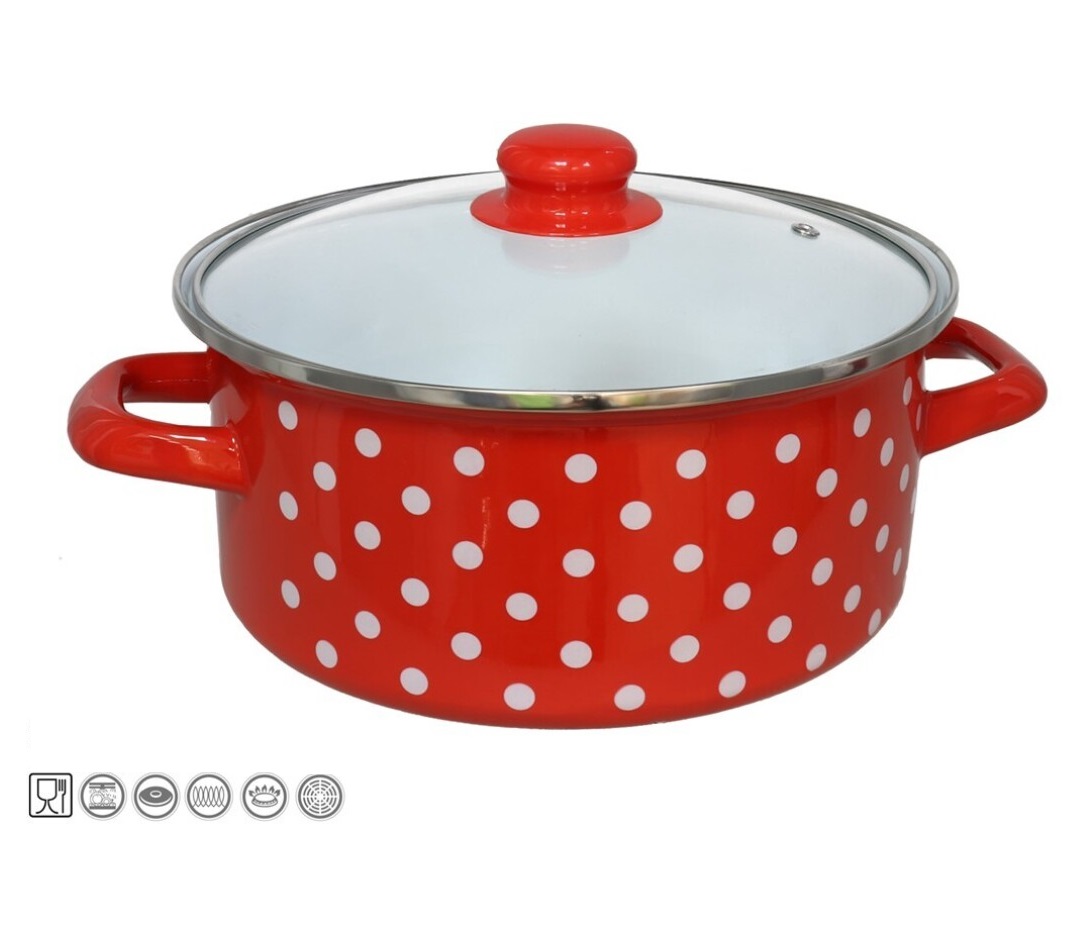 Puodas emal. 24cm 3.7L s/d indukc. JAEN