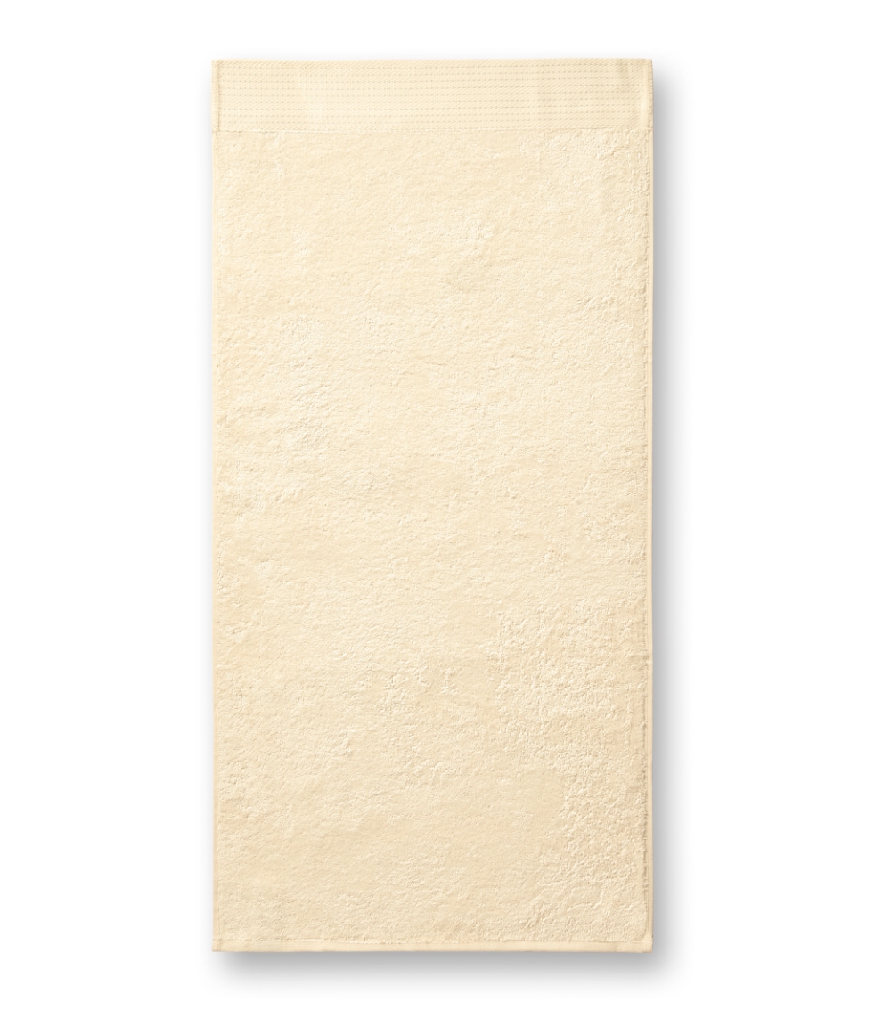 Vonios rankšluostis Malfini almond 50x100cm Bambuko pluoštas