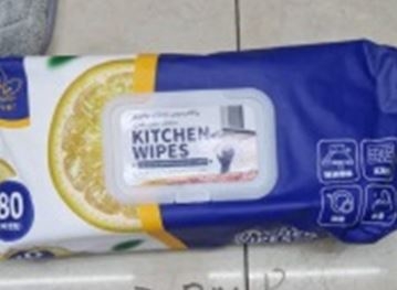 Drėgnos valymo servetėlės "Kitchen Wipes"