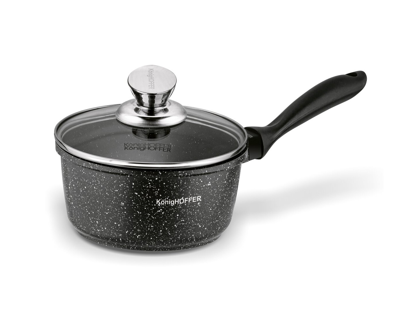 Puodas 16cm 1.1L neprid. indukc.ilga rankena POLLO