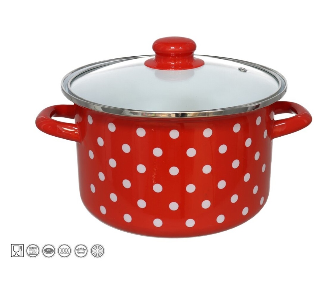 Puodas emal. 22cm 3.75L s/d indukc. JAEN M