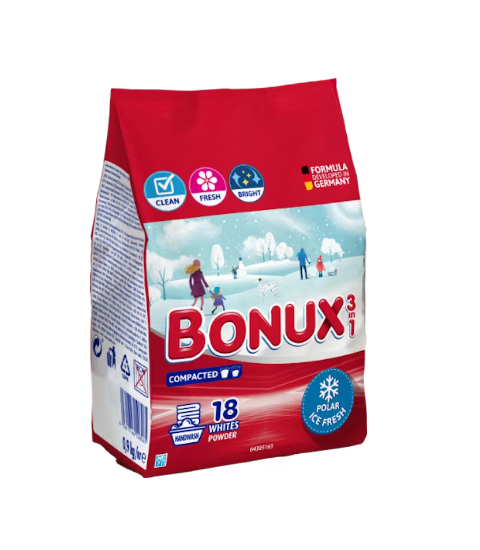 Skalbimo milteliai BONUX POLAR ICE FRESH,18 skalbimų