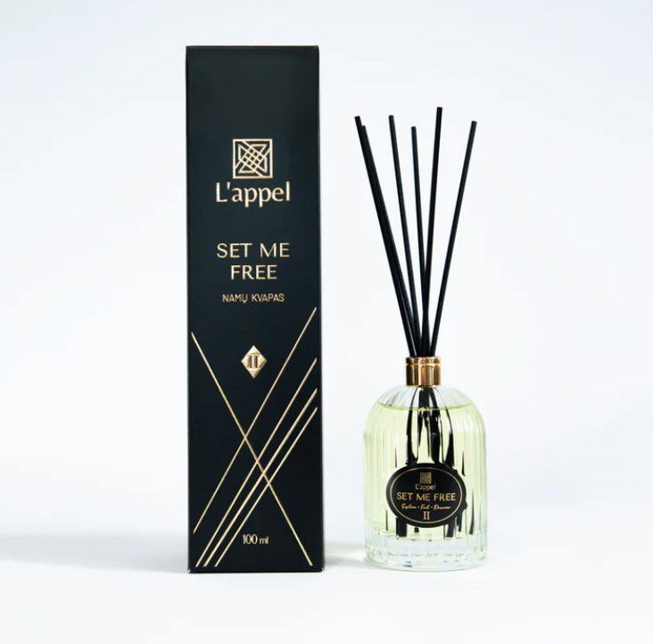 Namų kvapas su lazdelėmis LAPPEL SET ME FREE, 100 ml