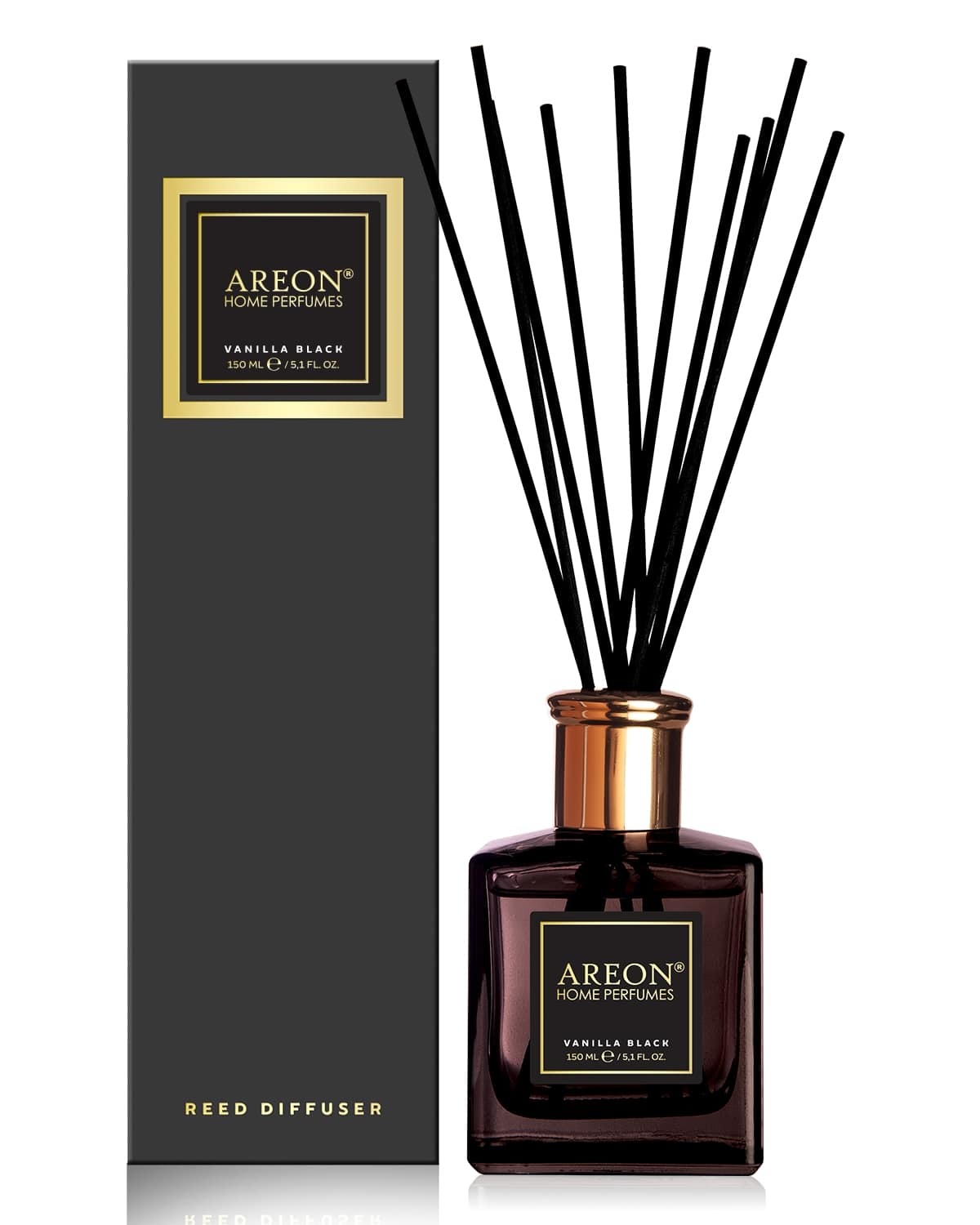 Namų kvapas AREON Vanilla Black, 150 ml