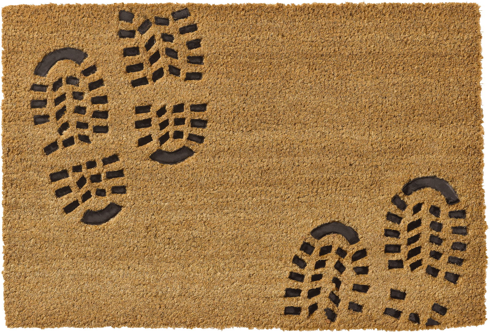 Durų kilimėlis 147 RUCO EMBOSSED RUBBER FOOT, 60 x 40 cm, 90% kokoso pluošto, 10% gumos