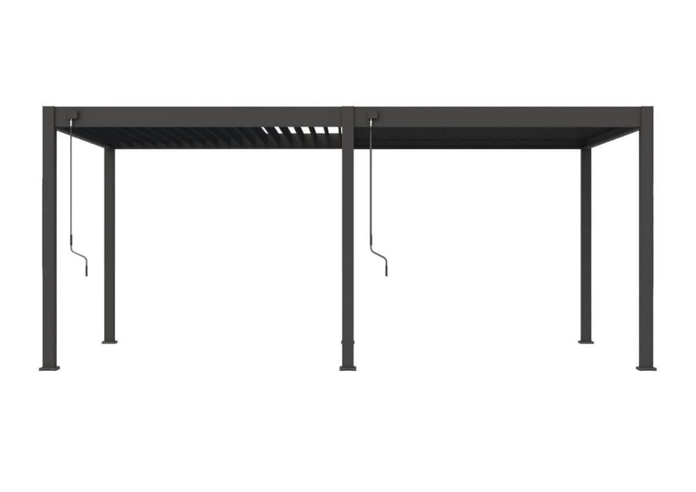 Pavėsinė Pergola ELEGANCE 309x600 cm, Antracito