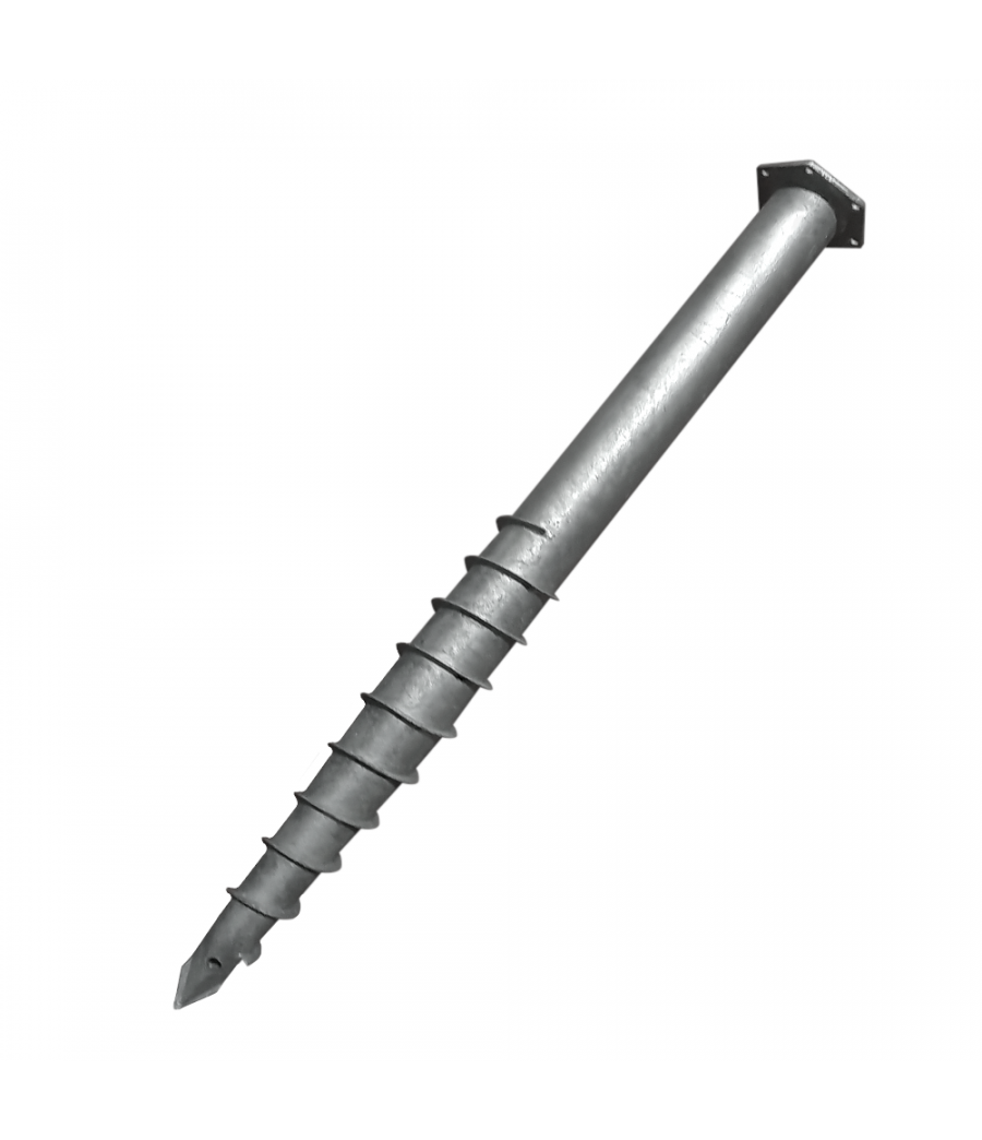 Sraigtinis polis pamatams M 76x1600 mm M16 HDG