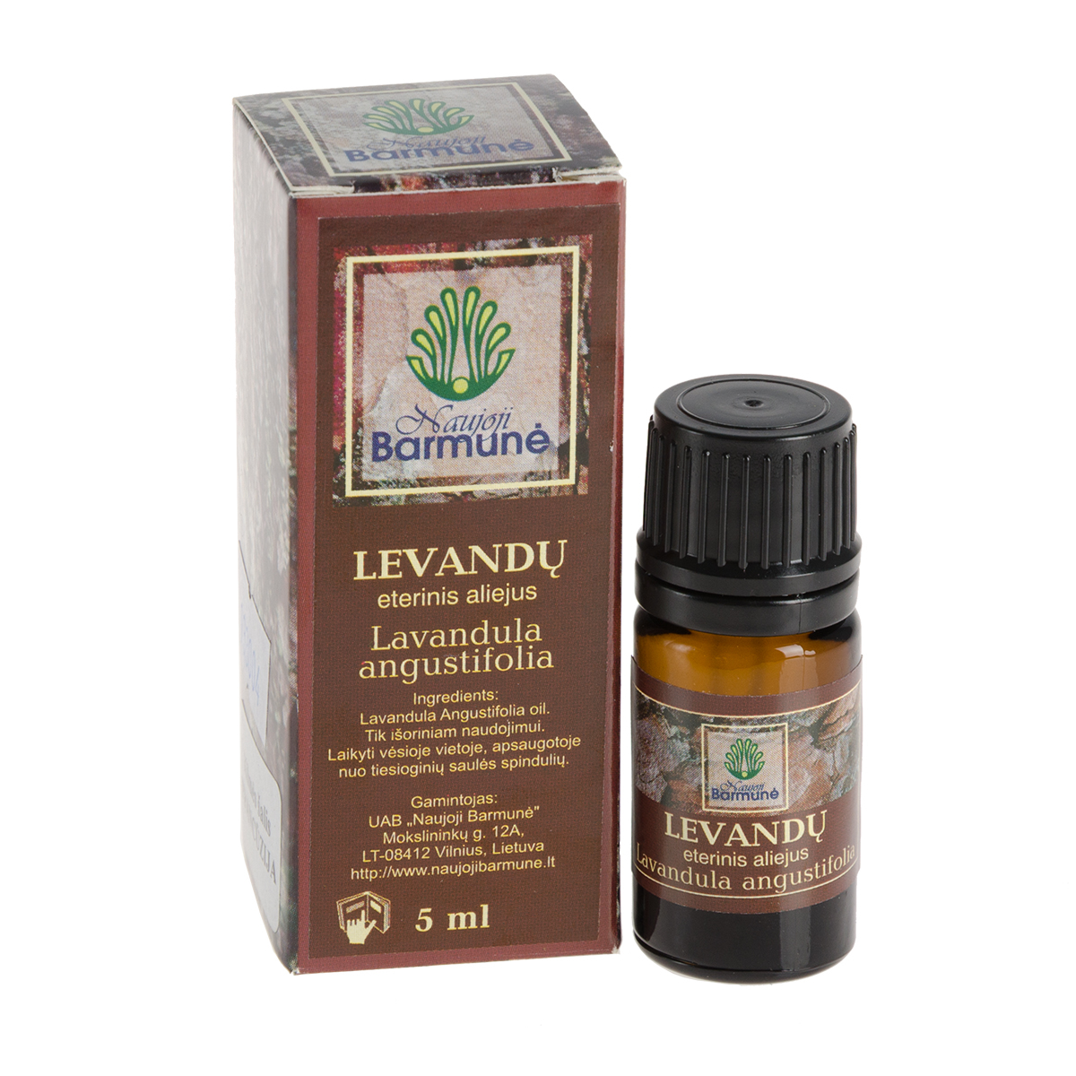 NAUJOJI BARMUNĖ eterinis aliejus LEVANDŲ, 5 ml