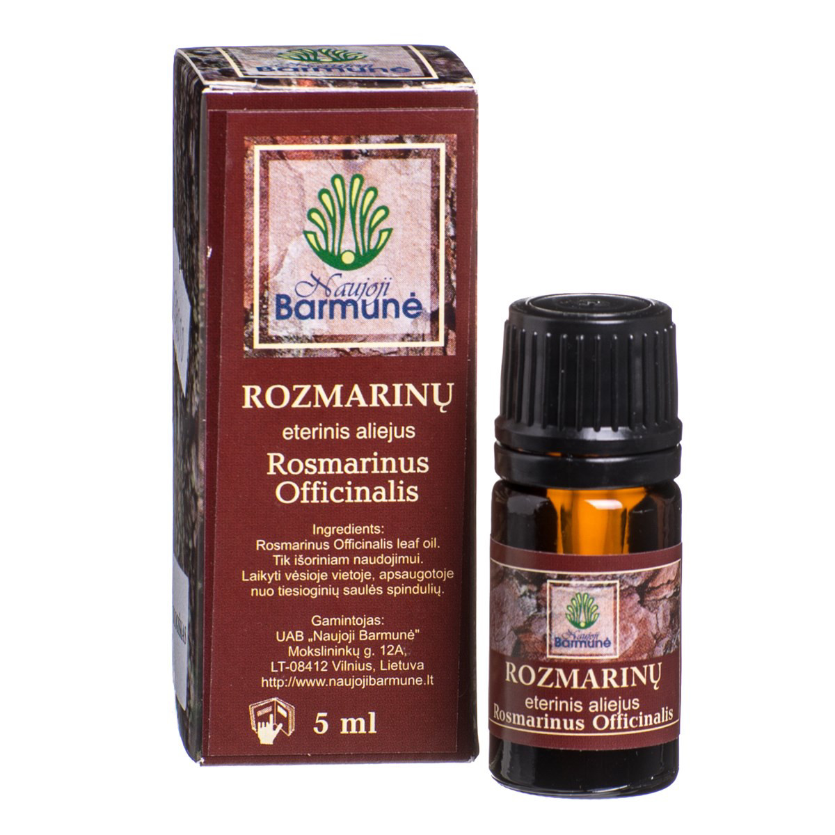 NAUJOJI BARMUNĖ eterinis aliejus ROZMARINŲ, 5 ml