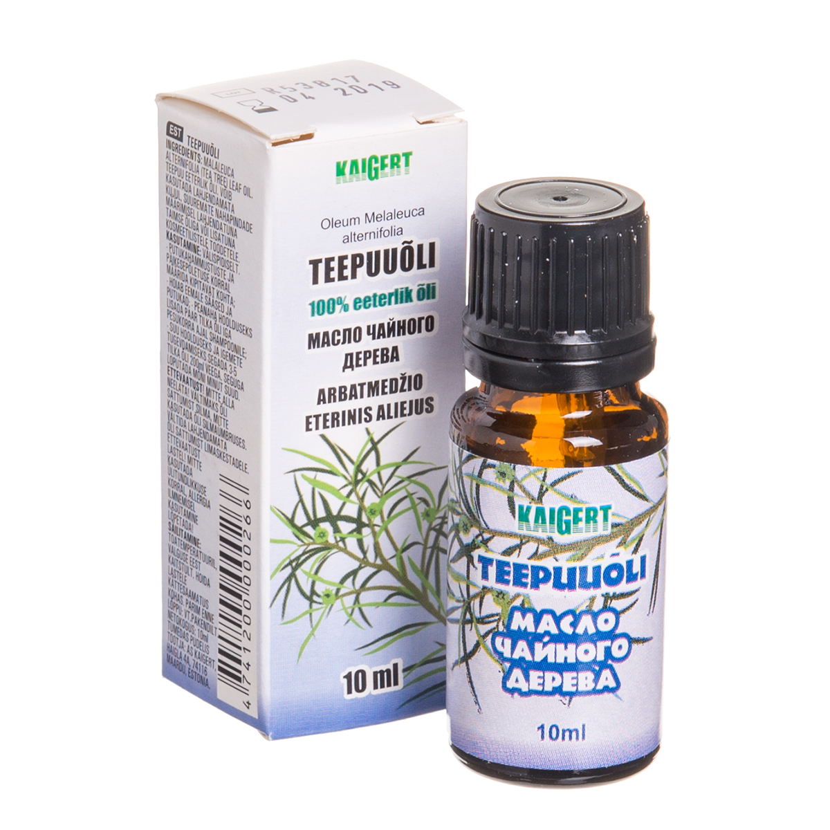 KAIGERT, eterinis arbatmedžio aliejus, 10 ml